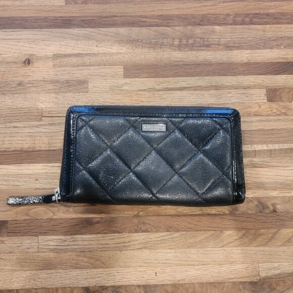 Kate Spade Gold Coast Lacey Quilted Zip Around Wallet - Picture 1 of 13